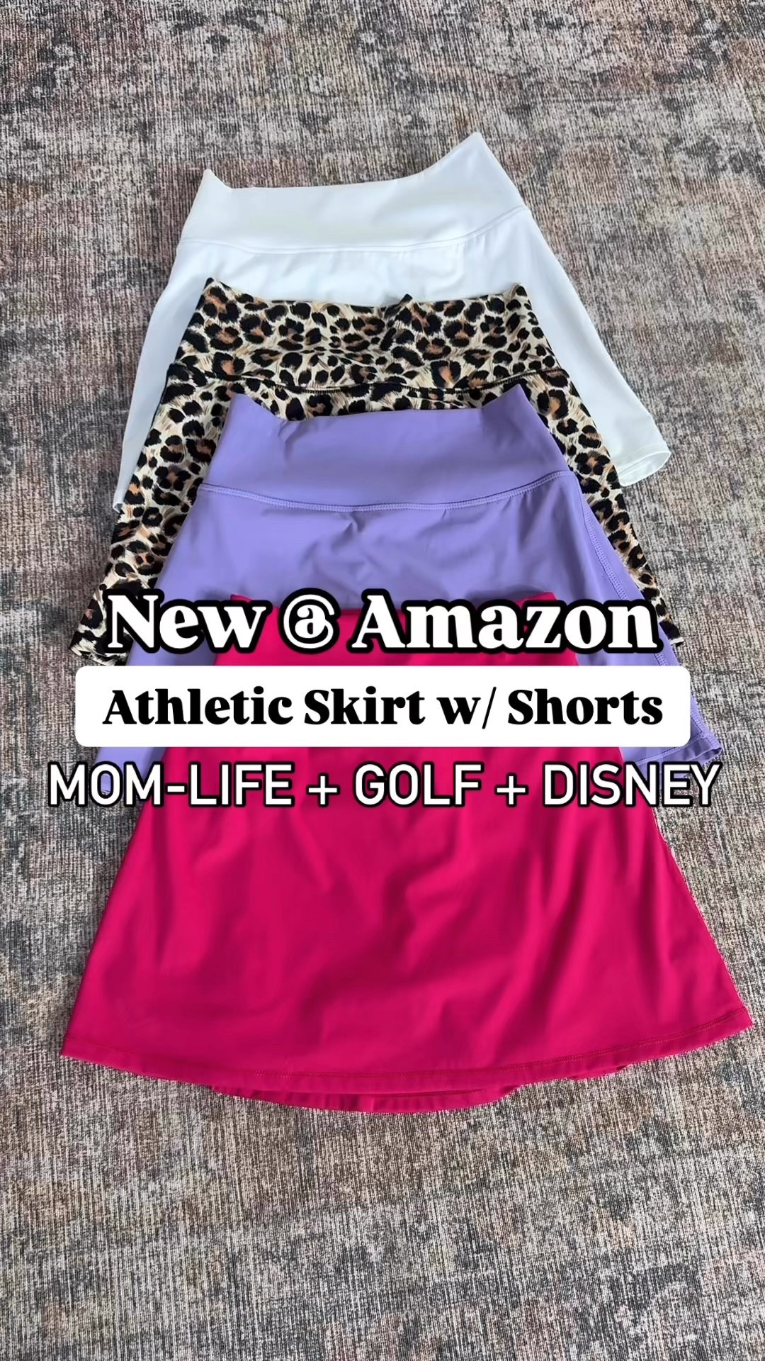 Amazon athletic skirt. Tennis skirt. Golf skirt. Summer outfit. Disney outfit. Theme park outfit. Baseball mom. Mom outfit. Hiking outfit. Wearing XS + 17 colors - I sized up because I was worried it would be tight in my hips but I actually think this is TTS. Only size up if you like a looser fit or are in-between sizes. New Balance are TTS. 

#LTKTravel #LTKShoeCrush #LTKActive