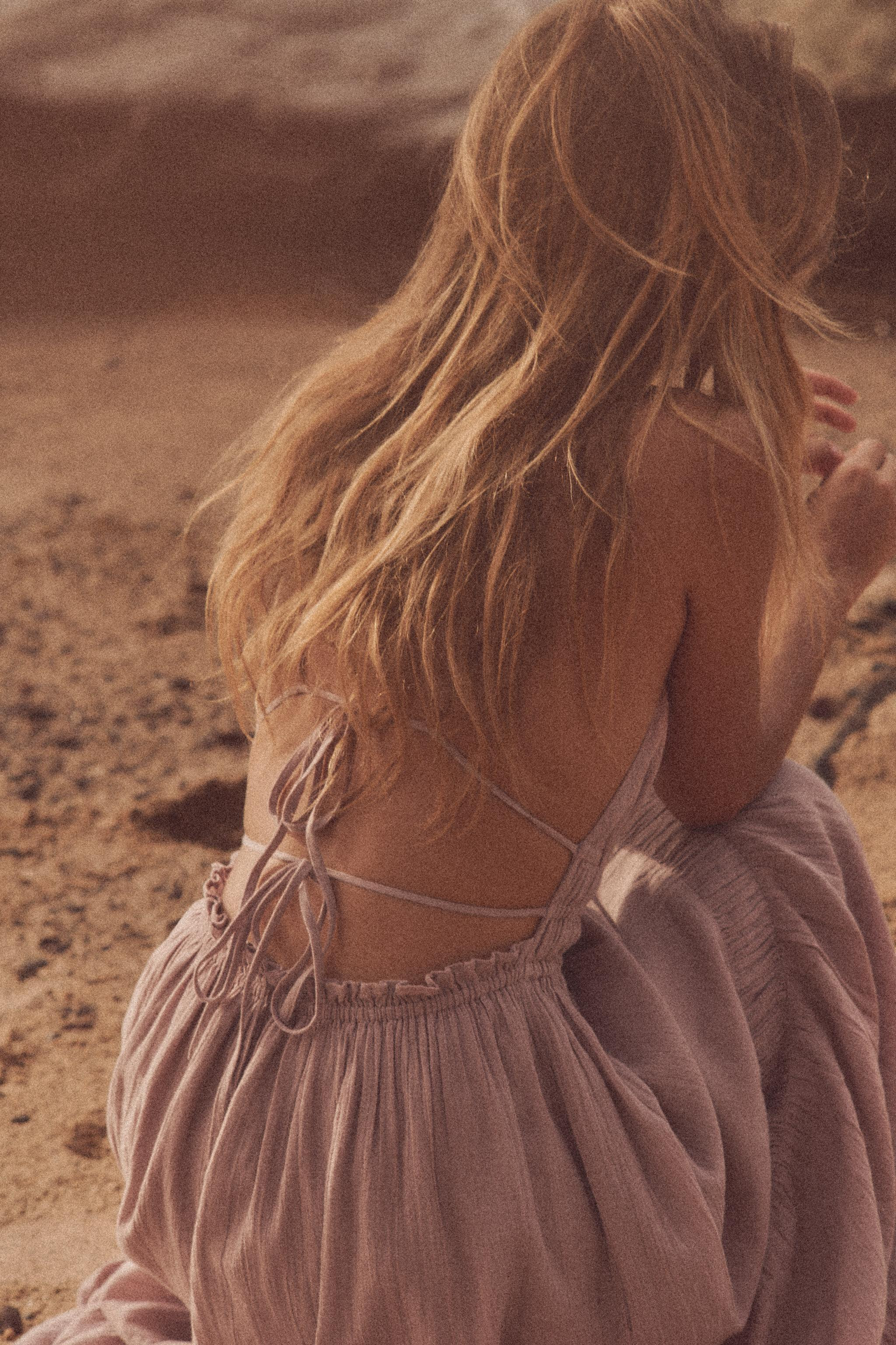 GAUZE MIDI DRESS | Zara UK