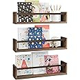 Fixwal Nursery Book Shelves, 16.5 Inch Floating Bookshelves for Wall Set of 3, Baby Nursery Decor... | Amazon (US)