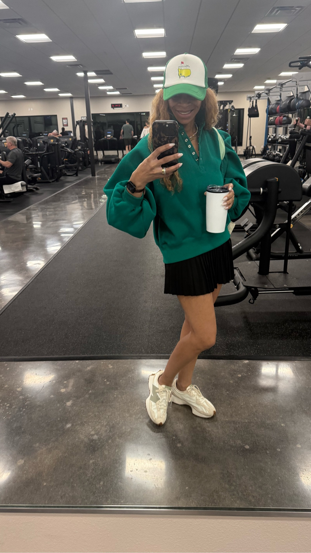 Masters week but make it a 5AM gym session 💚⛳️

#LTKActive #LTKfitnessgoals #LTKmorningroutine