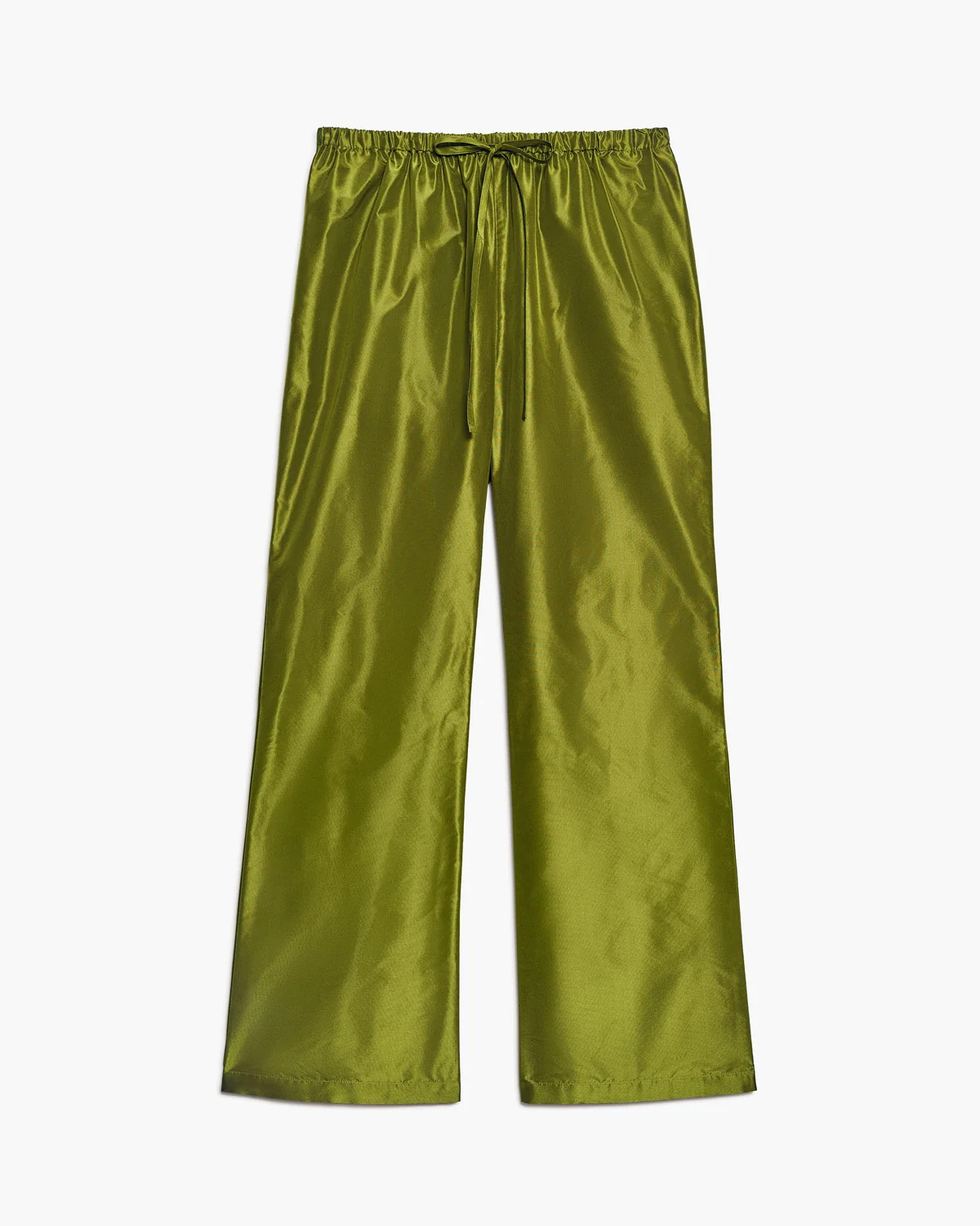 Crop Flare Pant in Silk Taffeta | Rose Room US