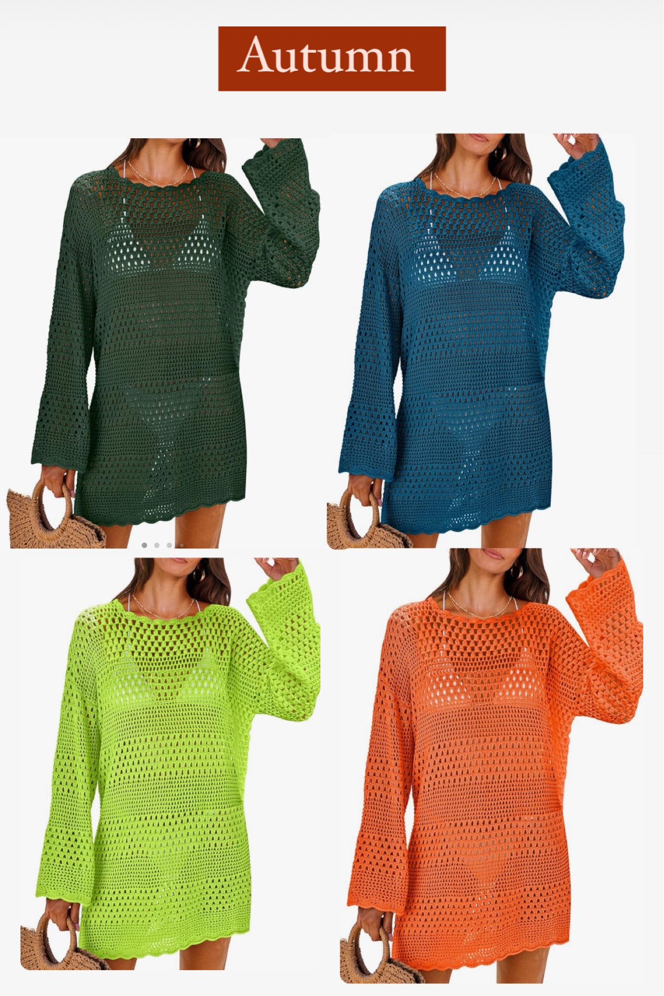House of Colour Autumn swim cover up!

#LTKSwim #LTKOver40 #LTKFindsUnder50
