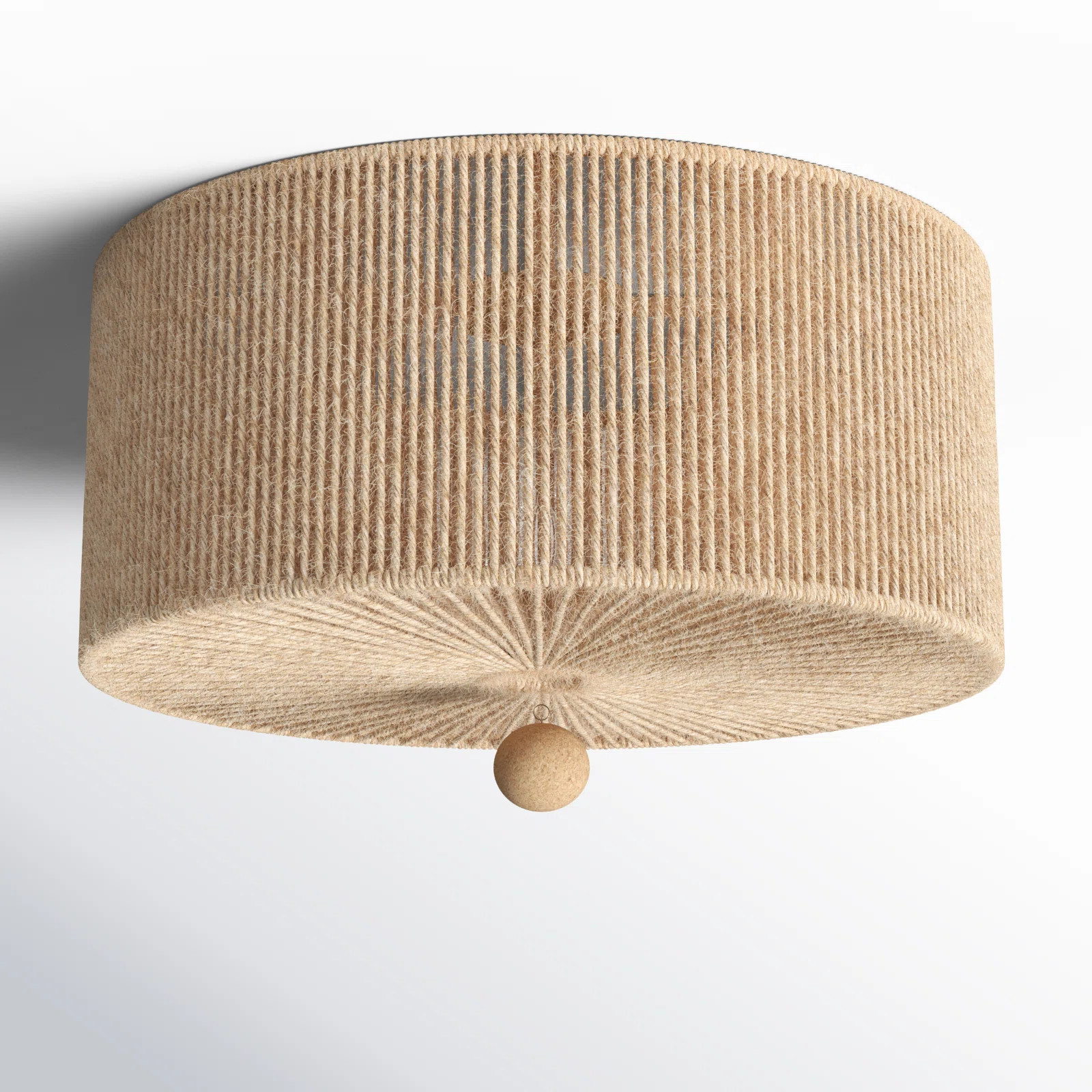 Kason 3 Light Fabric Flush Mount | Joss & Main