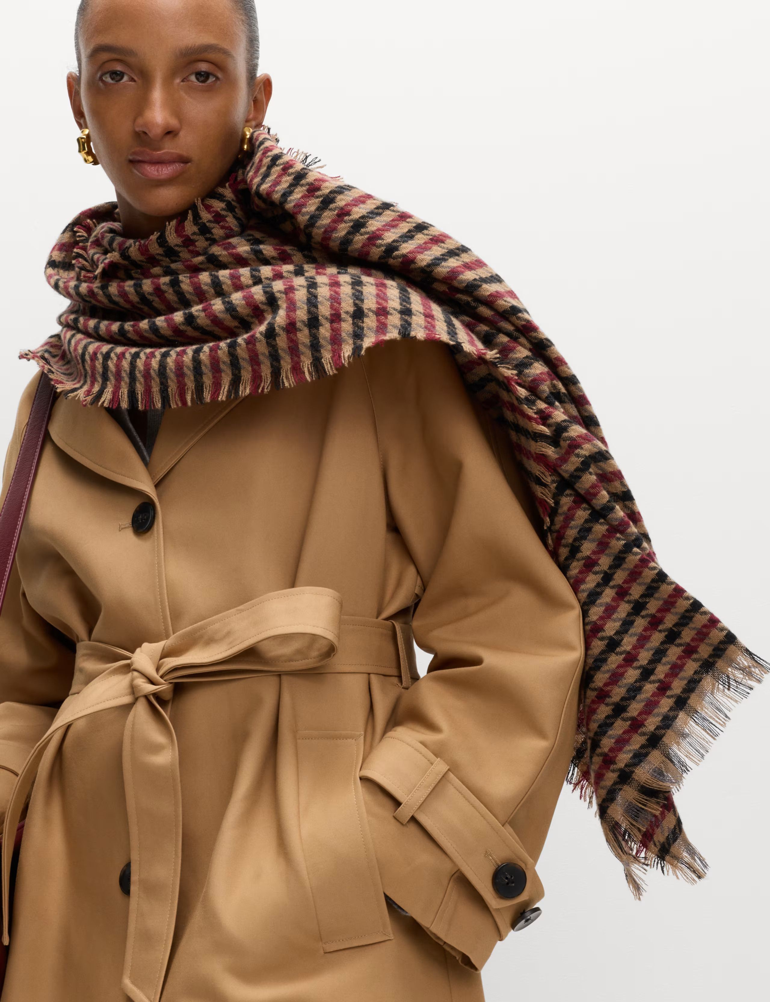 Cotton Rich Belted Longline Trench Coat | Marks & Spencer (UK)