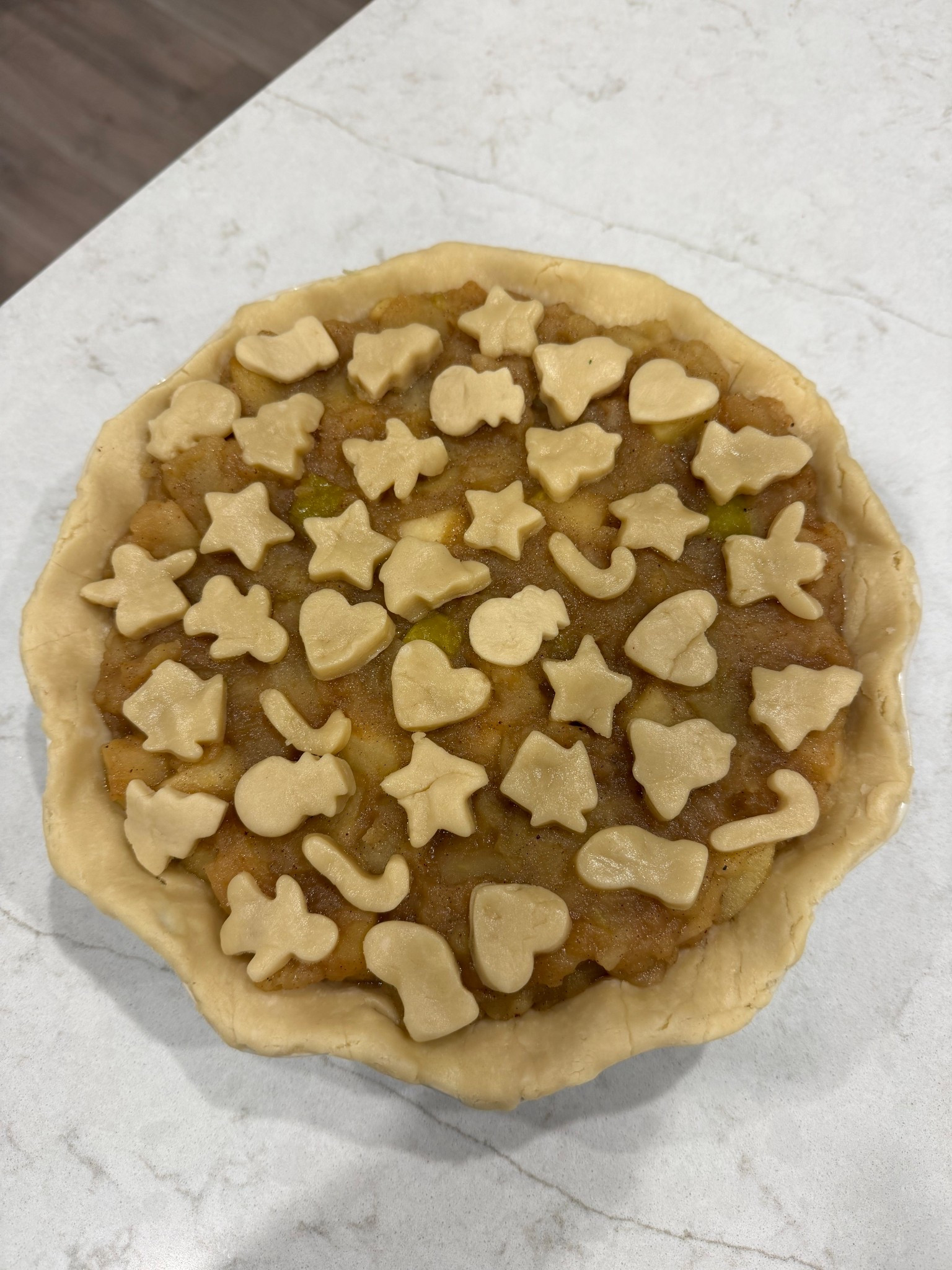 Christmas apple pie with the kids! I found these adorable mini cookie cutters and thought the kids would love to use them with pie dough to make an apple pie with me! 

#LTKmomlife #LTKdayinmylife #LTKHoliday