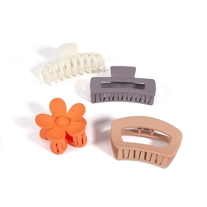 Hair Clips For Women Girls Big Claw Clips For Hair Claw Clips For Thick Hair Jumbo Claw Clip Larg... | Amazon (US)