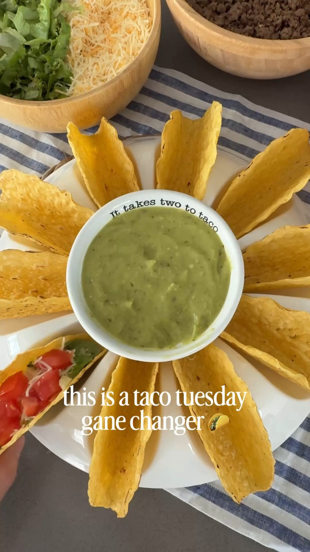 taco tuesday has never been easier 🌮

this platter completely changes how your serve up tacos (no mater what day of the week) ✨
so whether it’s taco tuesday, a weekend party, or game day…. taco serving is handled

#LTKHome