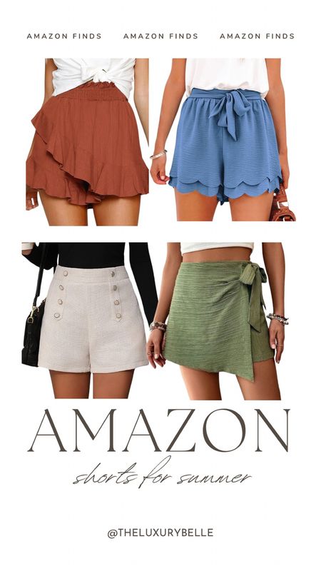 Amazon shorts for summer! 

#LTKSeasonal #LTKFindsUnder100 #LTKStyleTip