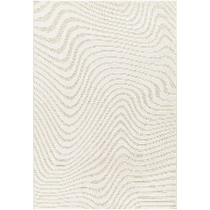 Ricki Light Beige/Cream Area Rug | Wayfair North America