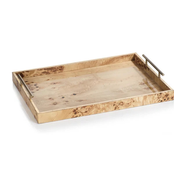 Ivy Bronx Sultan Wood Tray | Wayfair North America
