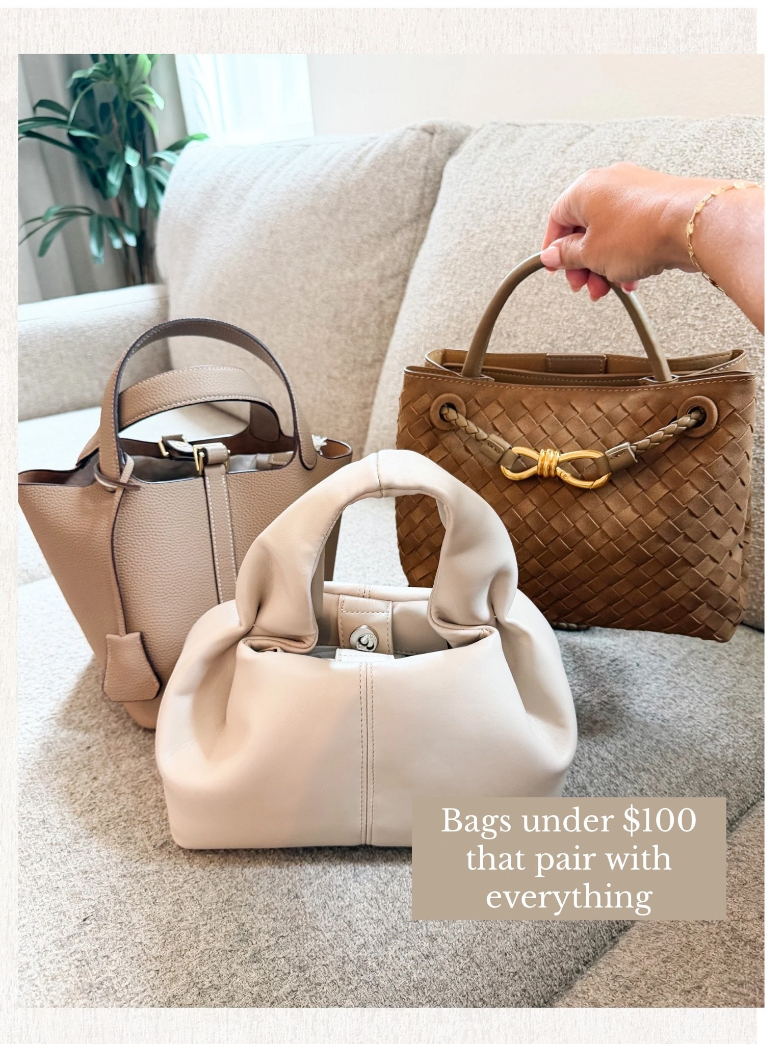 Bags under $100⭐️ that I use on repeat

#LTKootd #LTKSeasonal