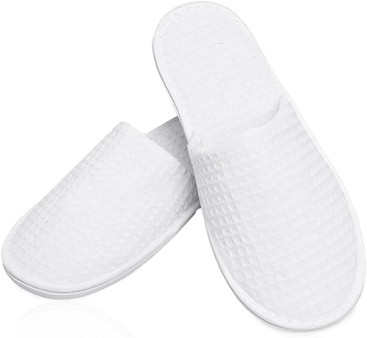 maltose Disposable Slippers for Guests 5 Pairs House Slippers for Guests Non-Slip Hotel Slippers ... | Amazon (US)