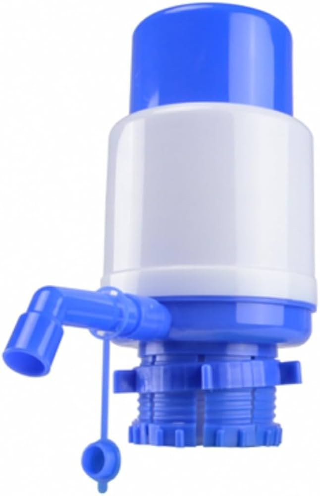 Water Bottles Pump Blue Manual Hand Pressure Drinking Fountain Pressure Pump Water Press Pump wit... | Amazon (US)