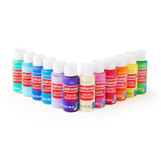 12 Color Bright Acrylic Paint Value Pack by Craft Smart® | Michaels Stores