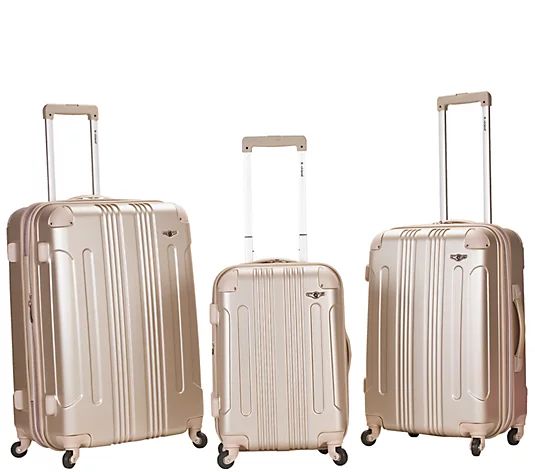 Fox Luggage 3pc Sonic ABS Upright Luggage Set | QVC