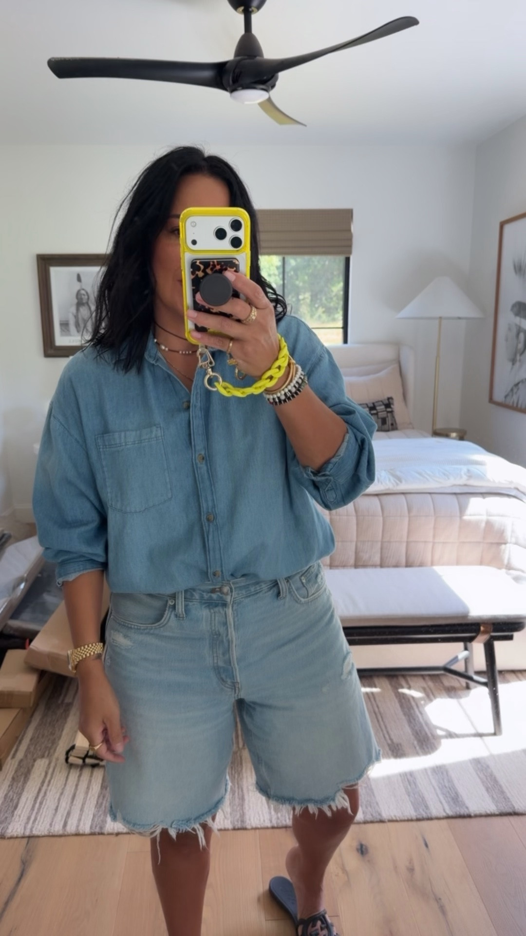 Top size medium (it’s oversized), shorts size 30 (I’m sized up 1 for a loose fit), sandals fit tts

#LTKSwim #LTKSaleAlert #LTKMidsize