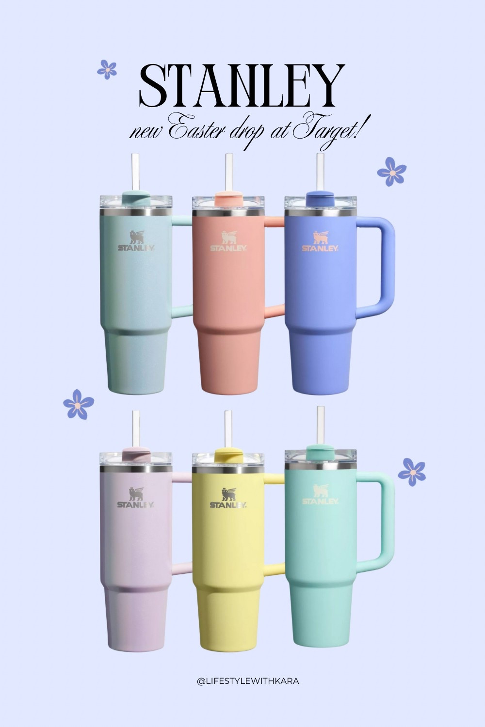 Stanley’s new Easter drop at Target is the cutest!!! Love all of these colors for spring and summer 💜🩵💛

#LTKActive #LTKFindsUnder50 #LTKBump