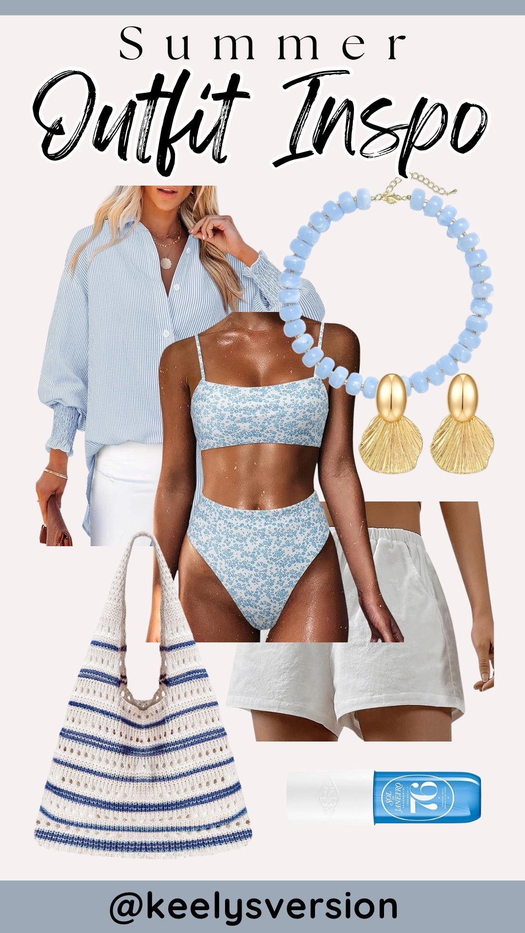 Summer outfit inspo 💙

#amazon

#LTKSwim #LTKootd #LTKSaleAlert