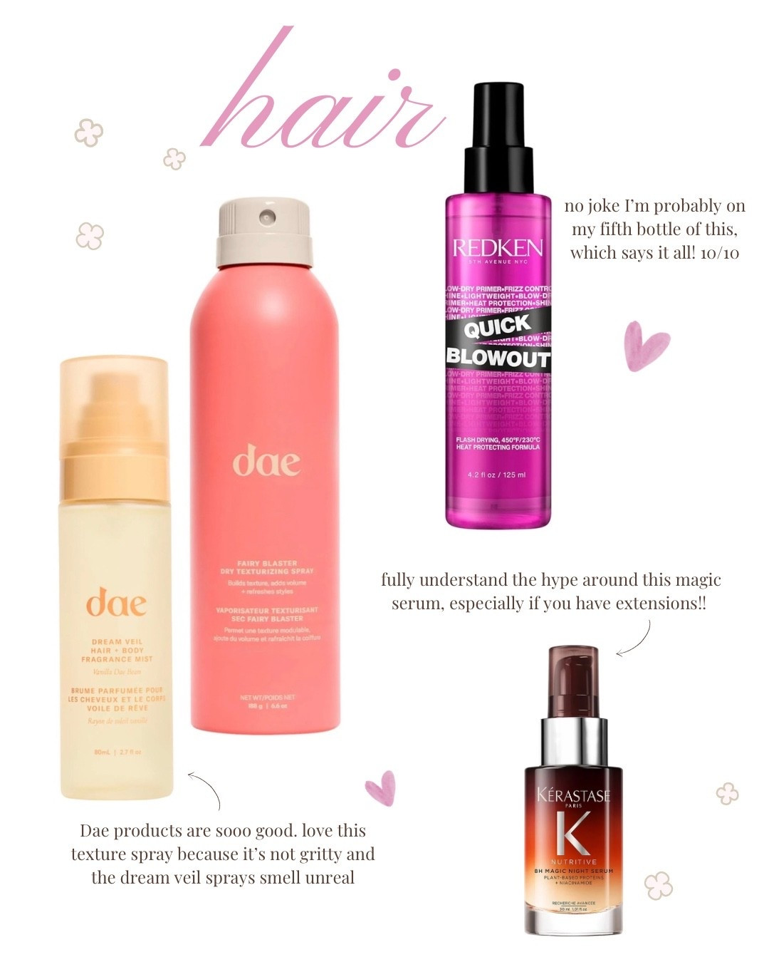 Must have hair favorites at the moment!!

Sephora sale, hair products, beauty faves, spring beauty 

#LTKgrwm #LTKFestival #LTKBeauty