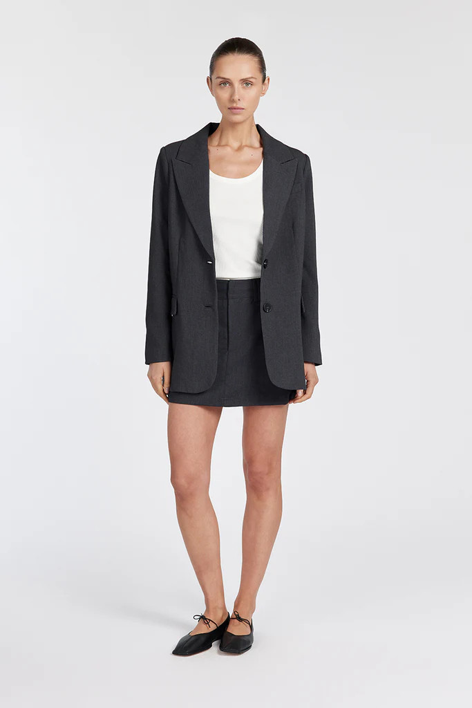 CELINE CHARCOAL BLAZER | DISSH