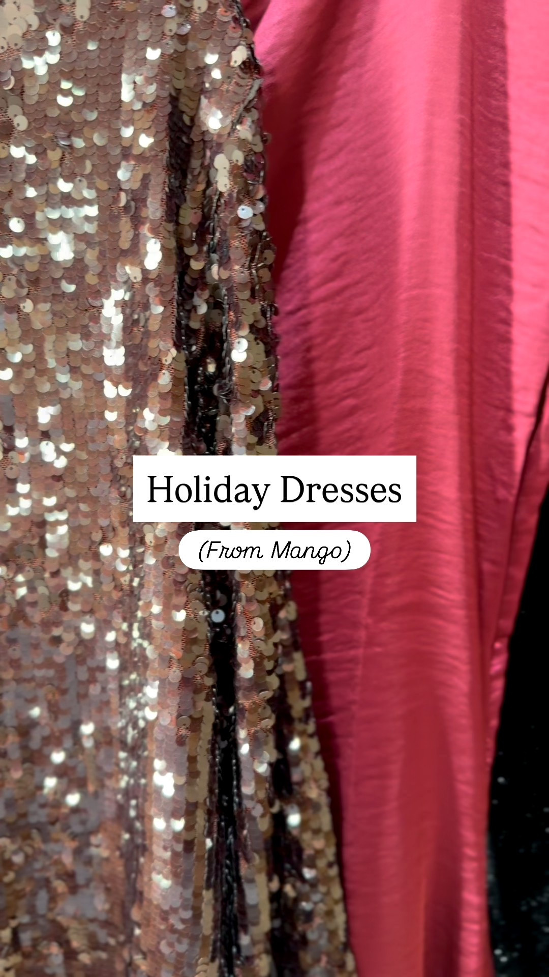 Four holiday moods, one Mango haul: sequin sparkle, black velvet, burgundy satin, and the perfect green mini. Which one is your fave?

#LTKFindsUnder100 #LTKSeasonal #LTKHoliday