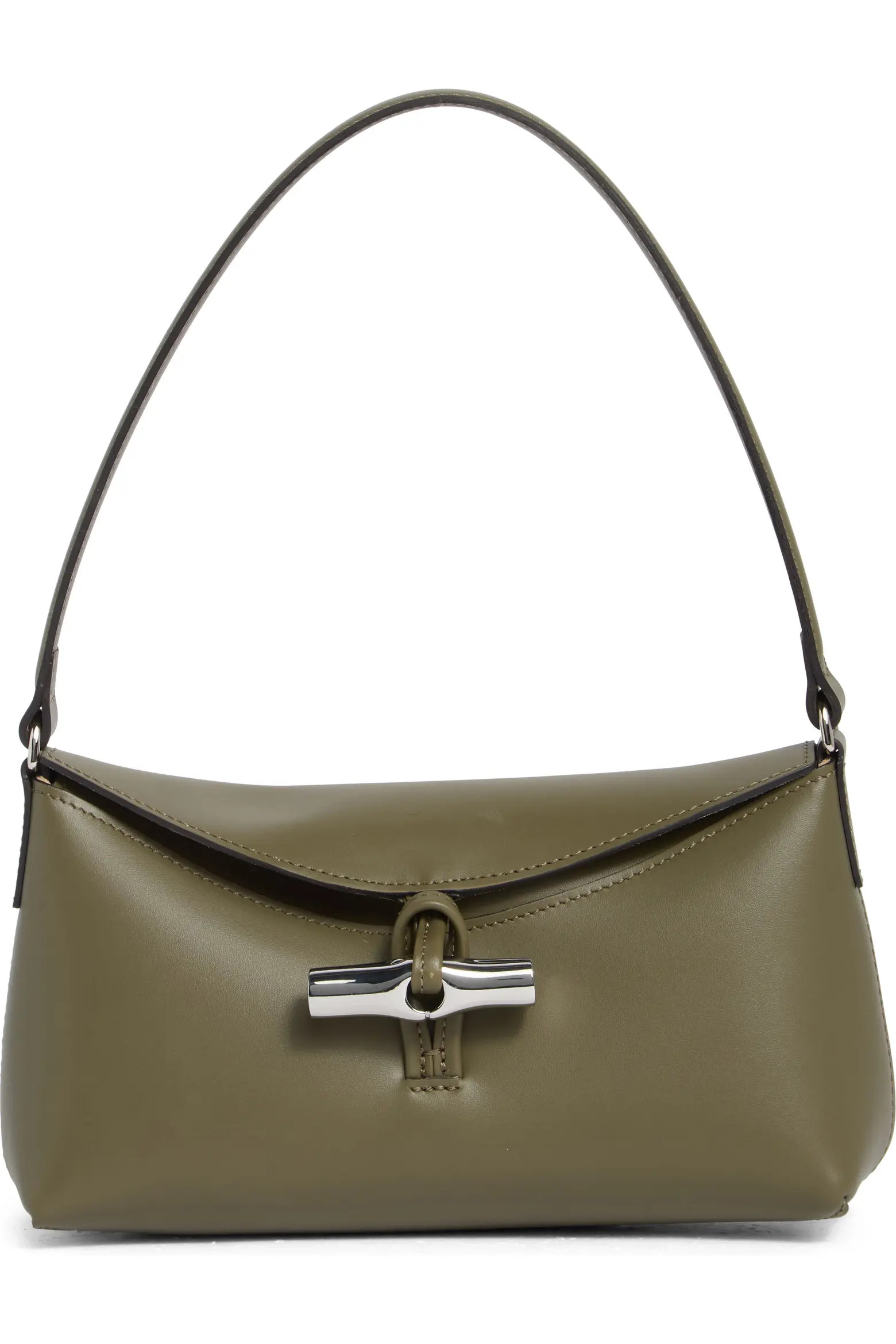 Longchamp Le Roseau Leather Shoulder Bag (Women) | Nordstromrack | Nordstrom Rack