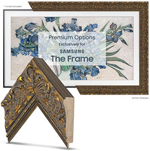 Deco TV Frames - Tuscan Gold Smart Frame Compatible ONLY with Samsung The Frame TV (55", Fits 2020 F | Amazon (US)