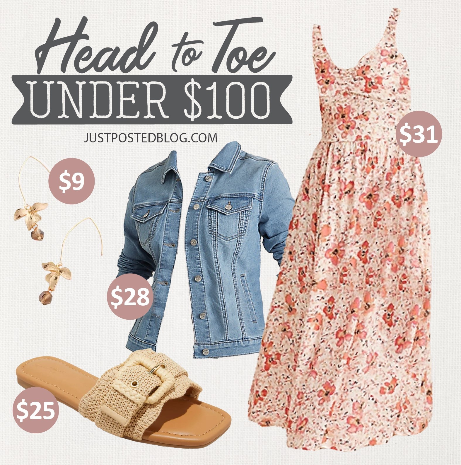This head to toe under $100 look would be perfect for Easter! Great deals on this look! 

#LTKFindsUnder100 #LTKSaleAlert #LTKWedding