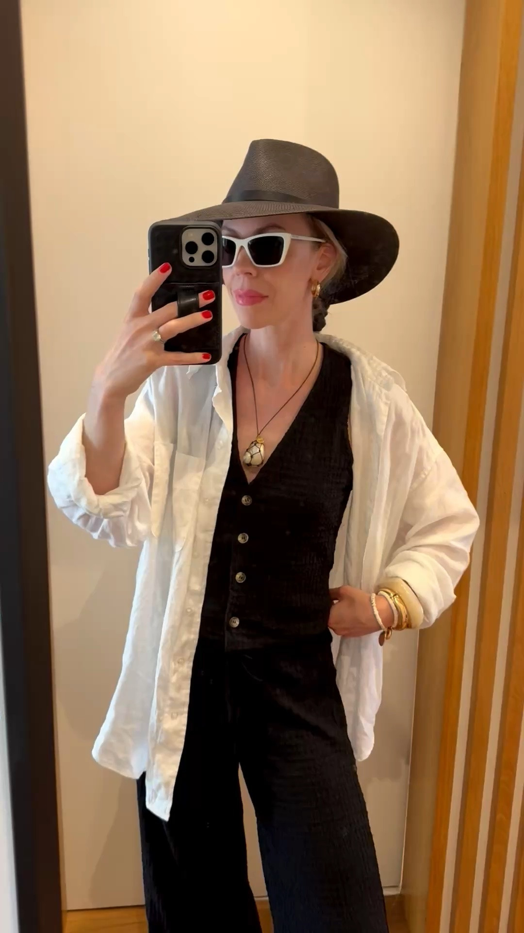 Beach outfit, vacation outfit, linen shirt, @Zara vest matching set, shell necklace, jelly shoes

#LTKSeasonal #LTKTravel #LTKSaleAlert