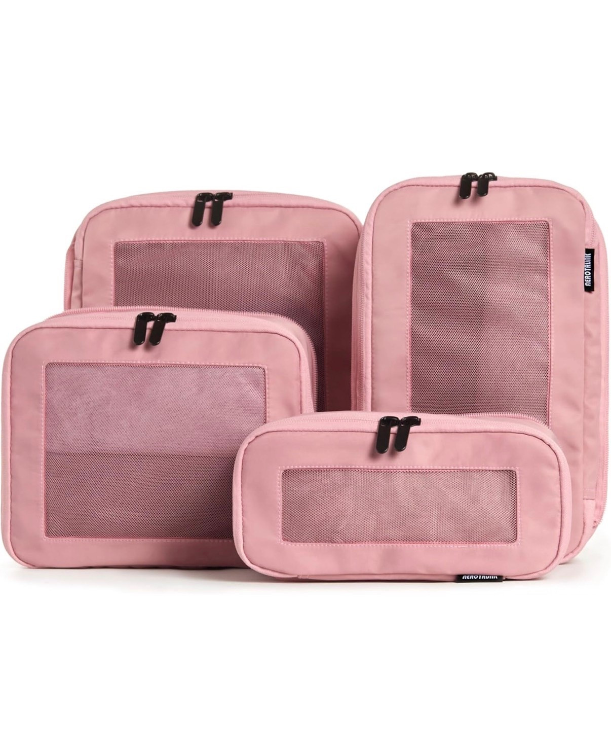 Aerotrunk Compression Packing Cubes for Travel - Luggage Organizer Bags - Double Zipper Packing Cubes for Suitcases (4-Pack, Rose)

Travel packing cubes

#LTKTravel