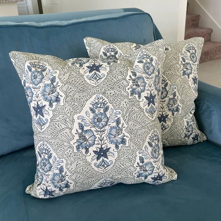 Green and blue romantic vintage floral pillows  

#LTKhome