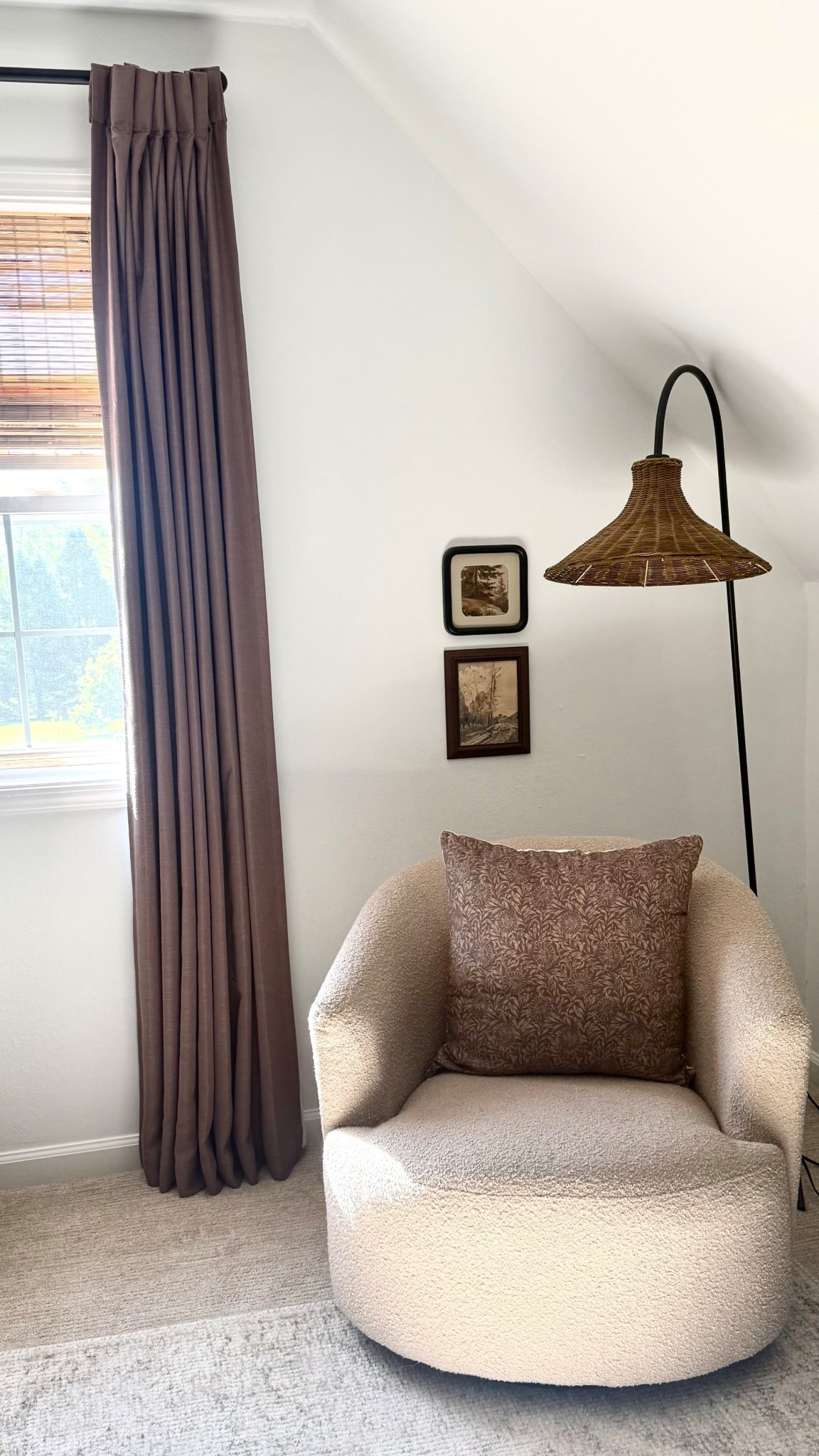 Sitting nook
Moody curtains 

#LTKHome