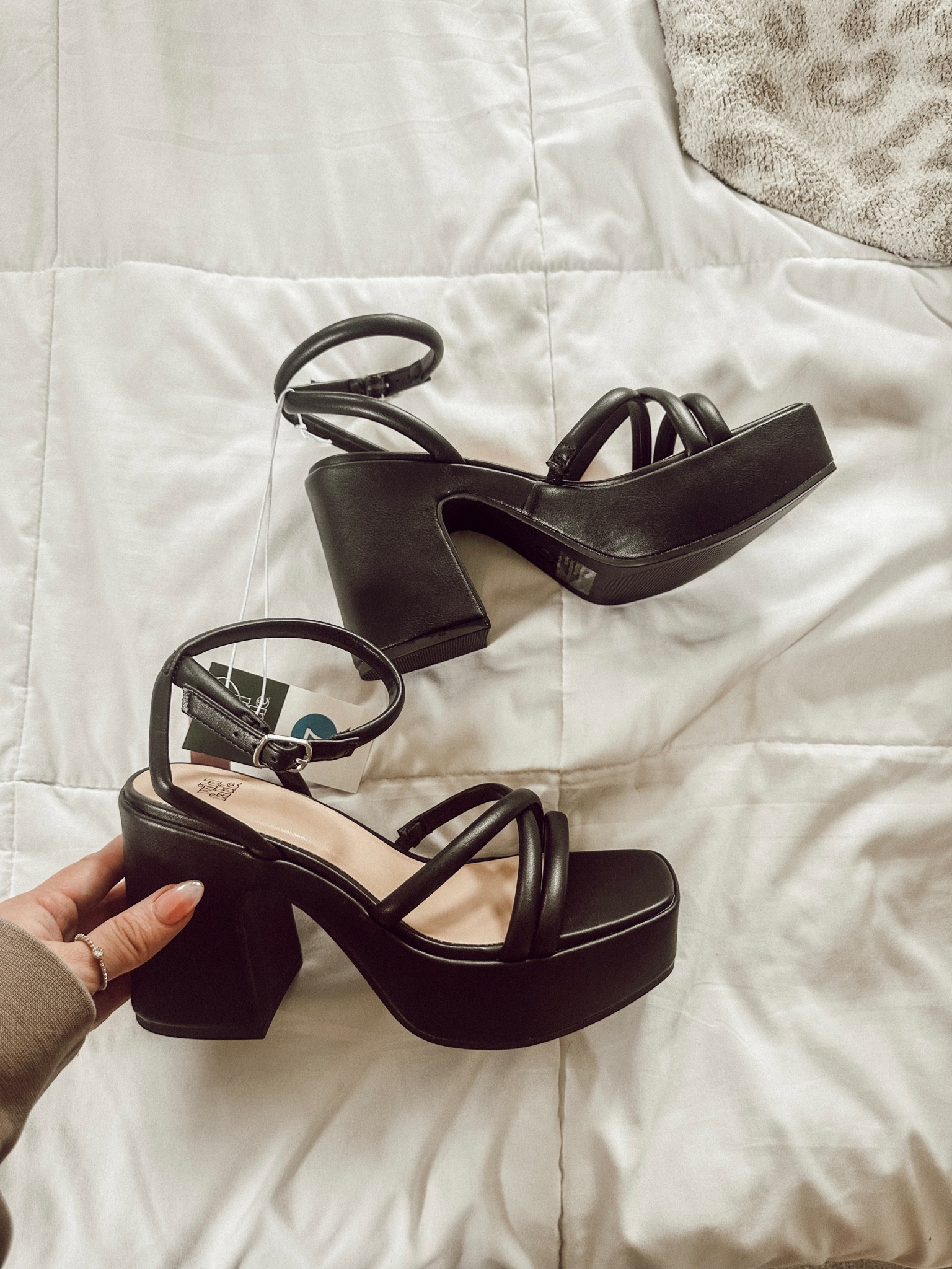 These were the comfiest heels! I'm pretty picky about comfort but these were it!! Also fit true to size, I got my true size 7. 

#LTKstyletip #LTKfindsunder50 #LTKshoecrush