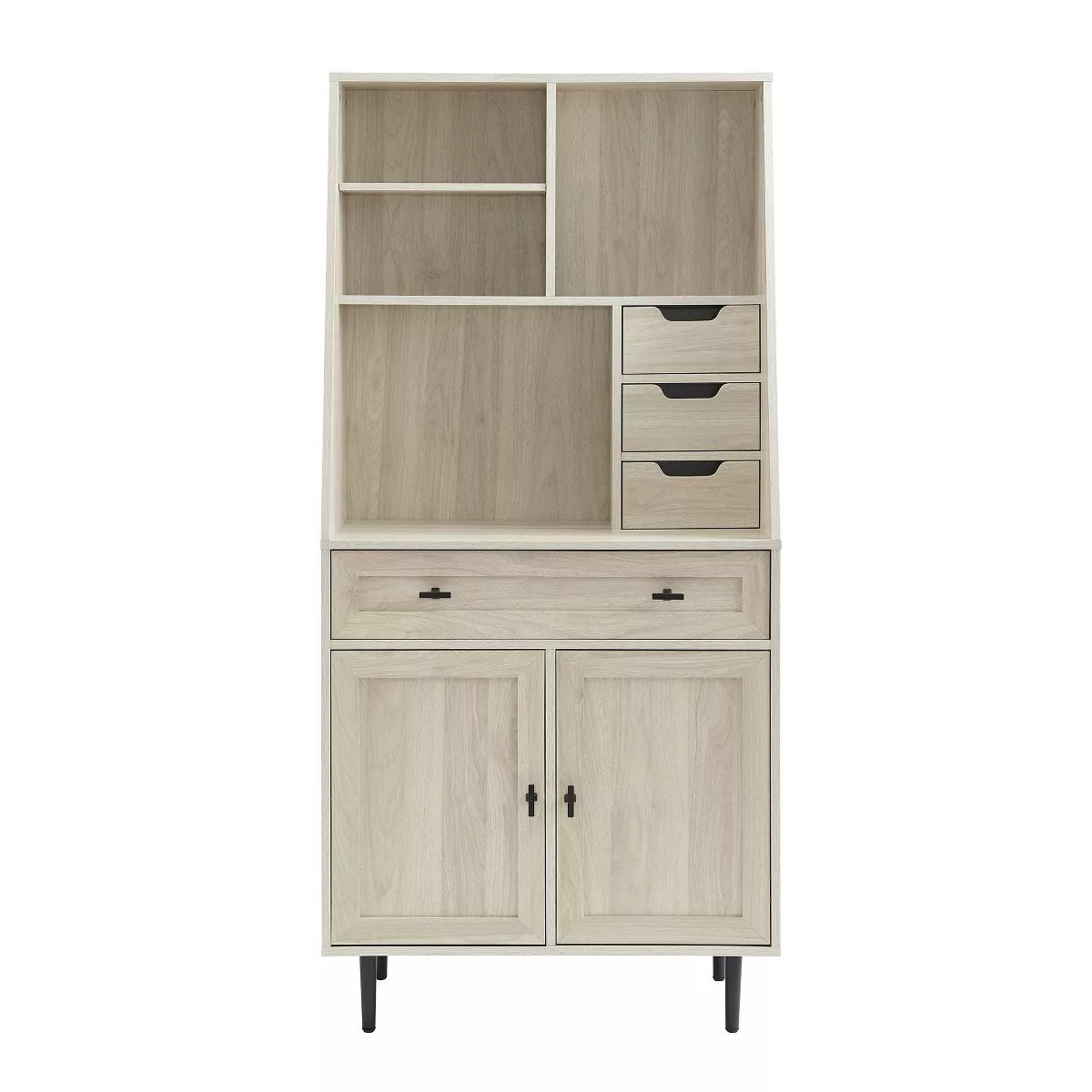 64" Storage Desk & Hutch with Keyboard Drawer - Saracina Home | Target