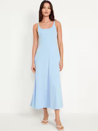 Fit &amp; Flare Rib-Knit Maxi Dress | Old Navy (US)