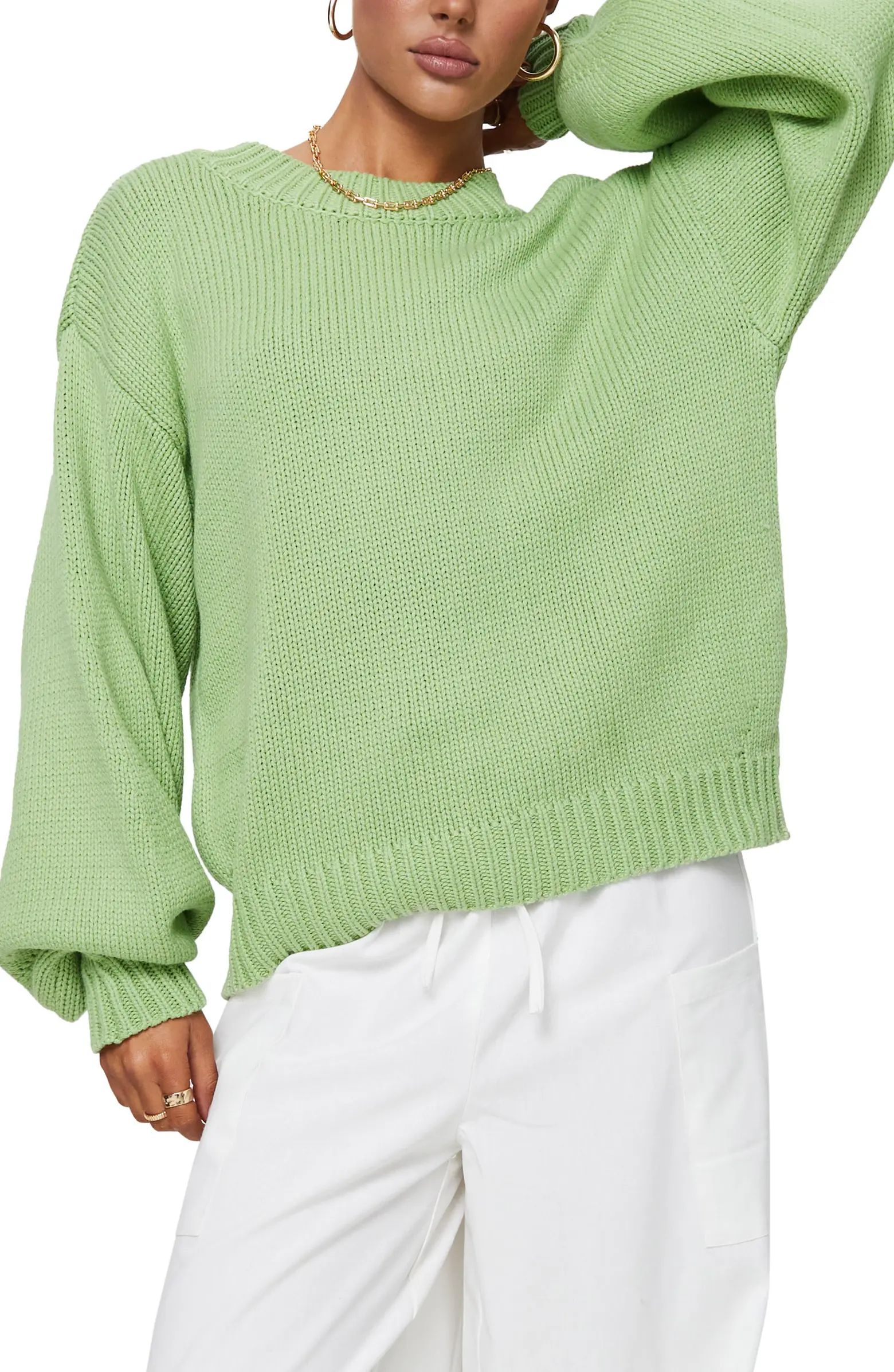 Princess Polly Harmony Balloon Sleeve Sweater | Nordstrom | Nordstrom