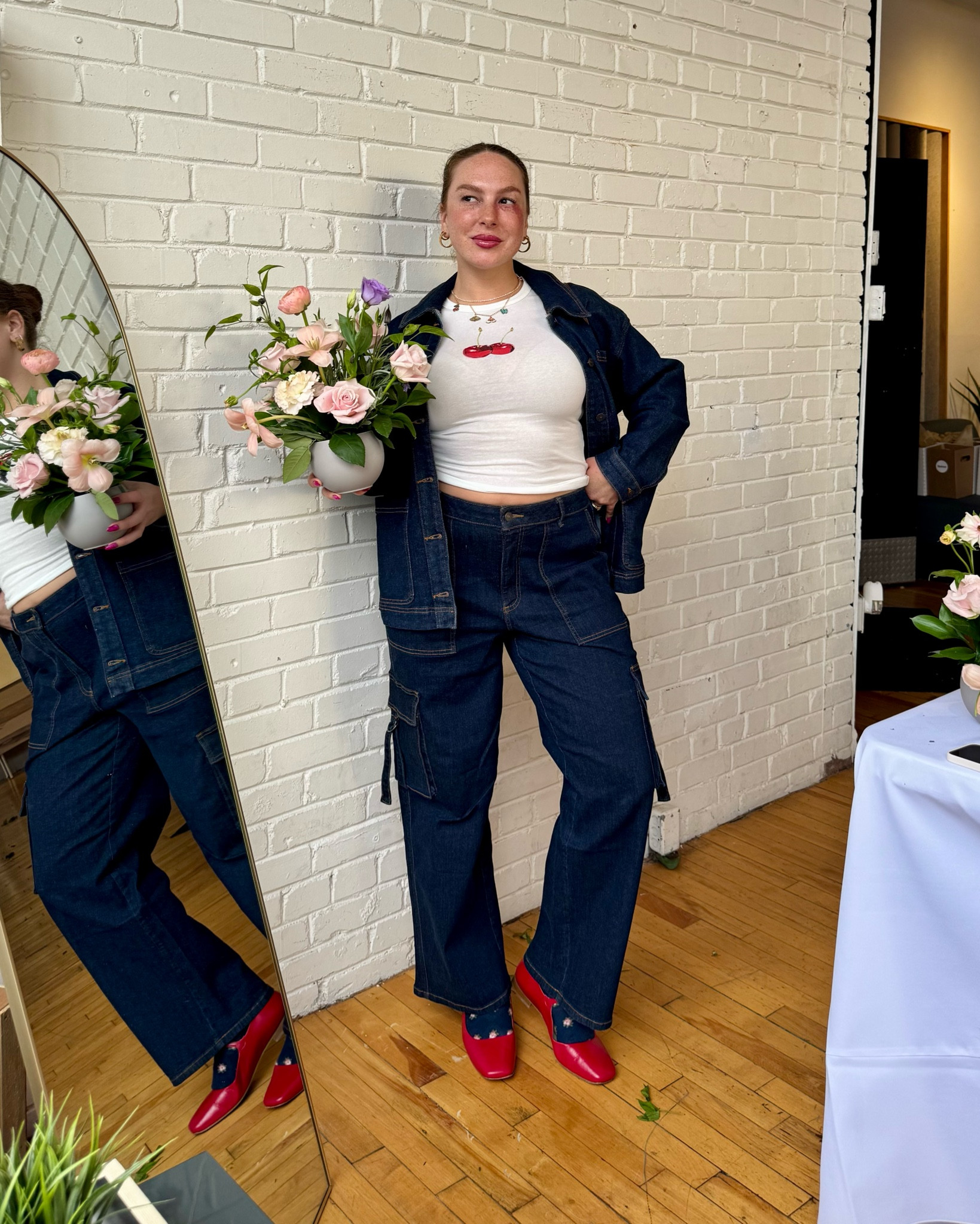 Wearing size 30 pants, size medium jacket

#LTKmidsize #LTKspring #LTKcanada