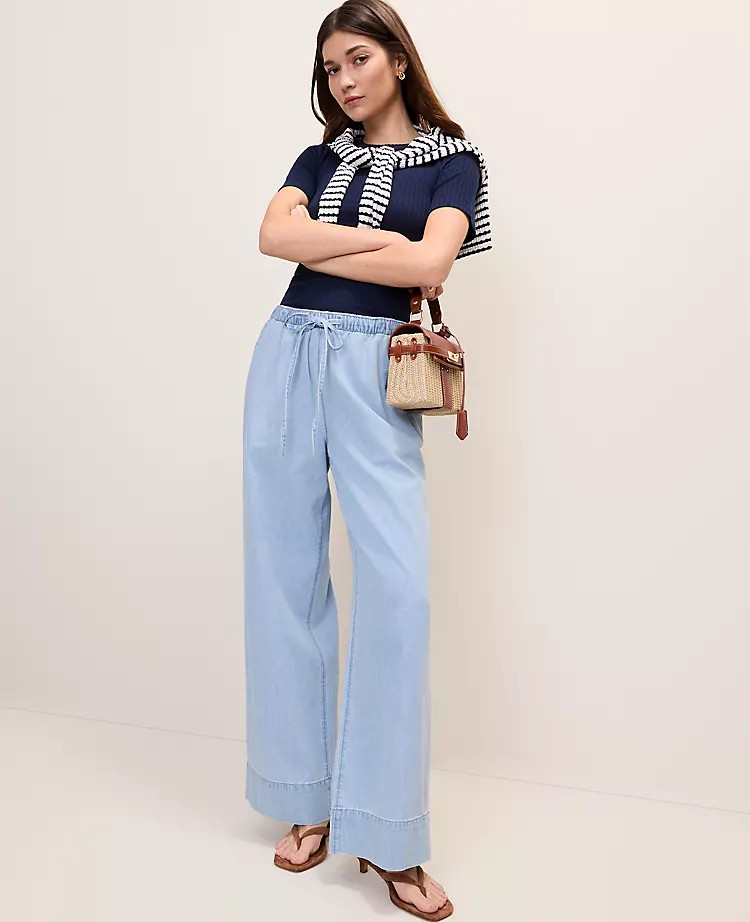 The Relaxed Wide-Leg Jean | Ann Taylor