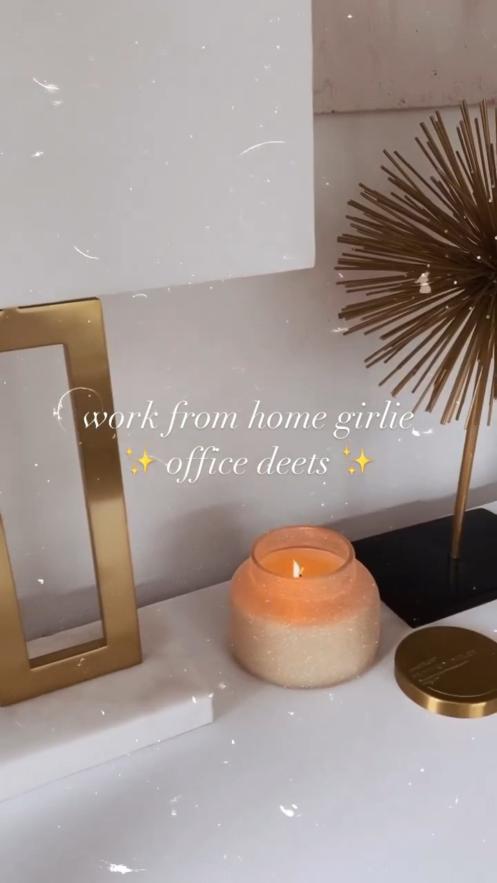 Home decor, office, gold, glam, work from home, girly decor, Target, Wayfair, Capri Blue, Crate & Barrel, designer

#LTKhome