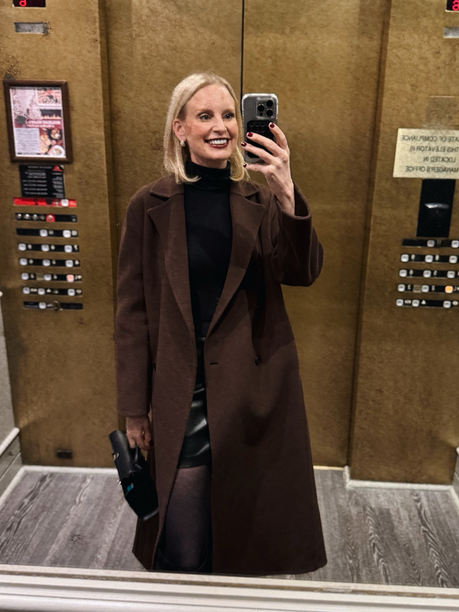 Tonight’s look! My coat is 25% off for Cyber Week! My earrings are too with code HOLIDAY ✨

#LTKStyleTip #LTKSaleAlert #LTKCyberWeek