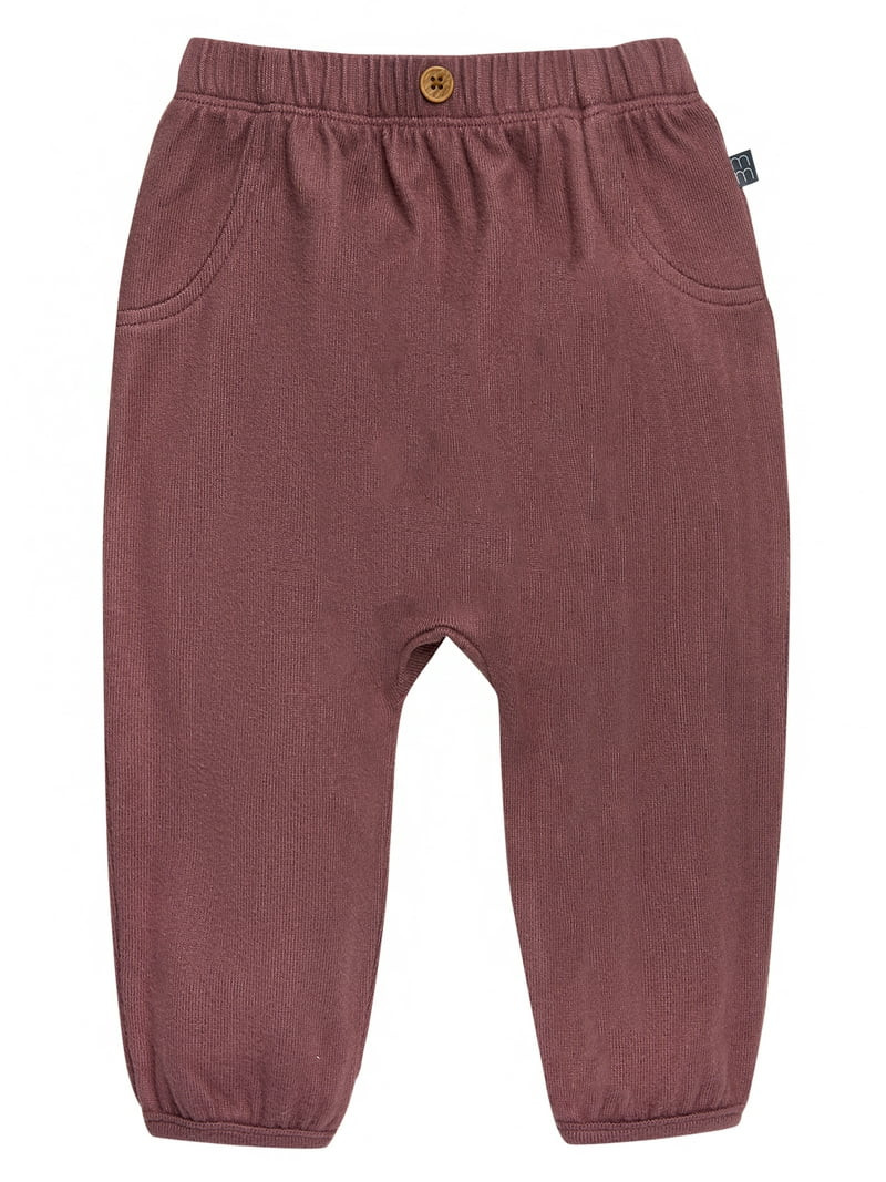 Modern Moments by Gerber Baby Neutral Mock Pocket Pant, Sizes 0/3 Months - 24 Months | Walmart (US)