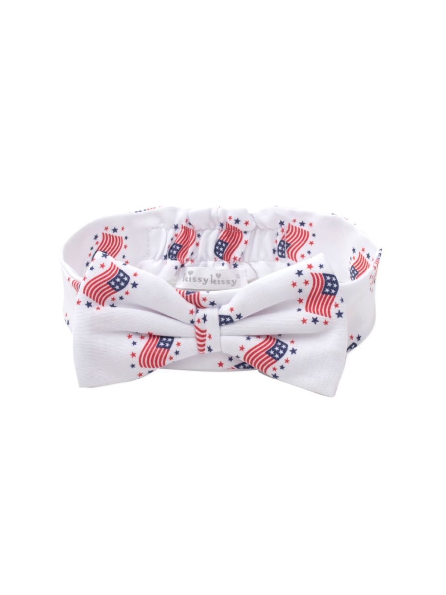 Baby Girl's Flag Printed Cotton Headband | Saks Fifth Avenue
