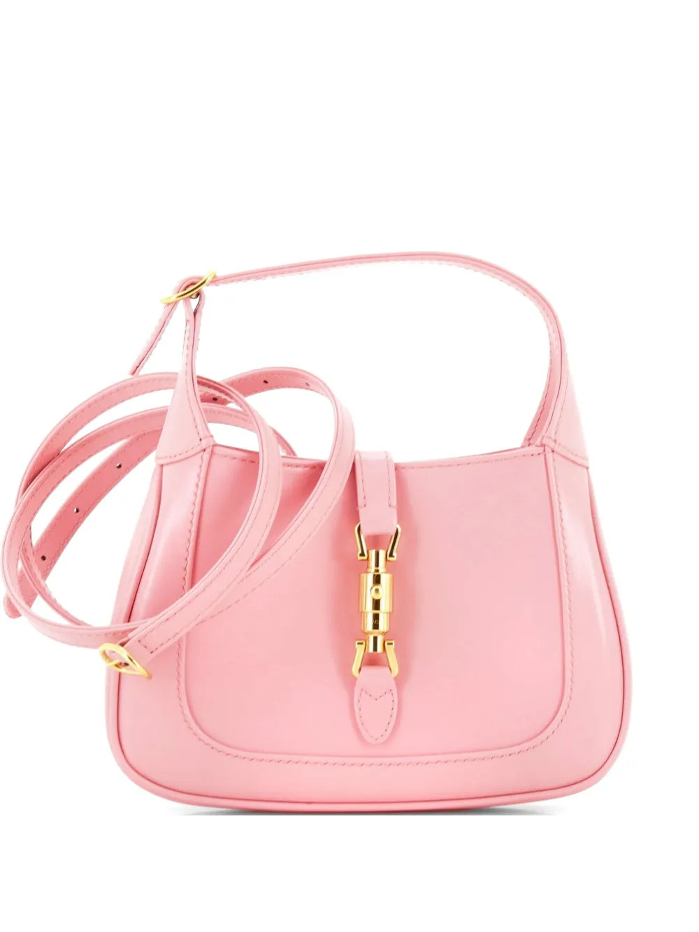 Gucci Pre-Owned Jackie 1961 Leather Mini hobo bag - Pink | Farfetch Global