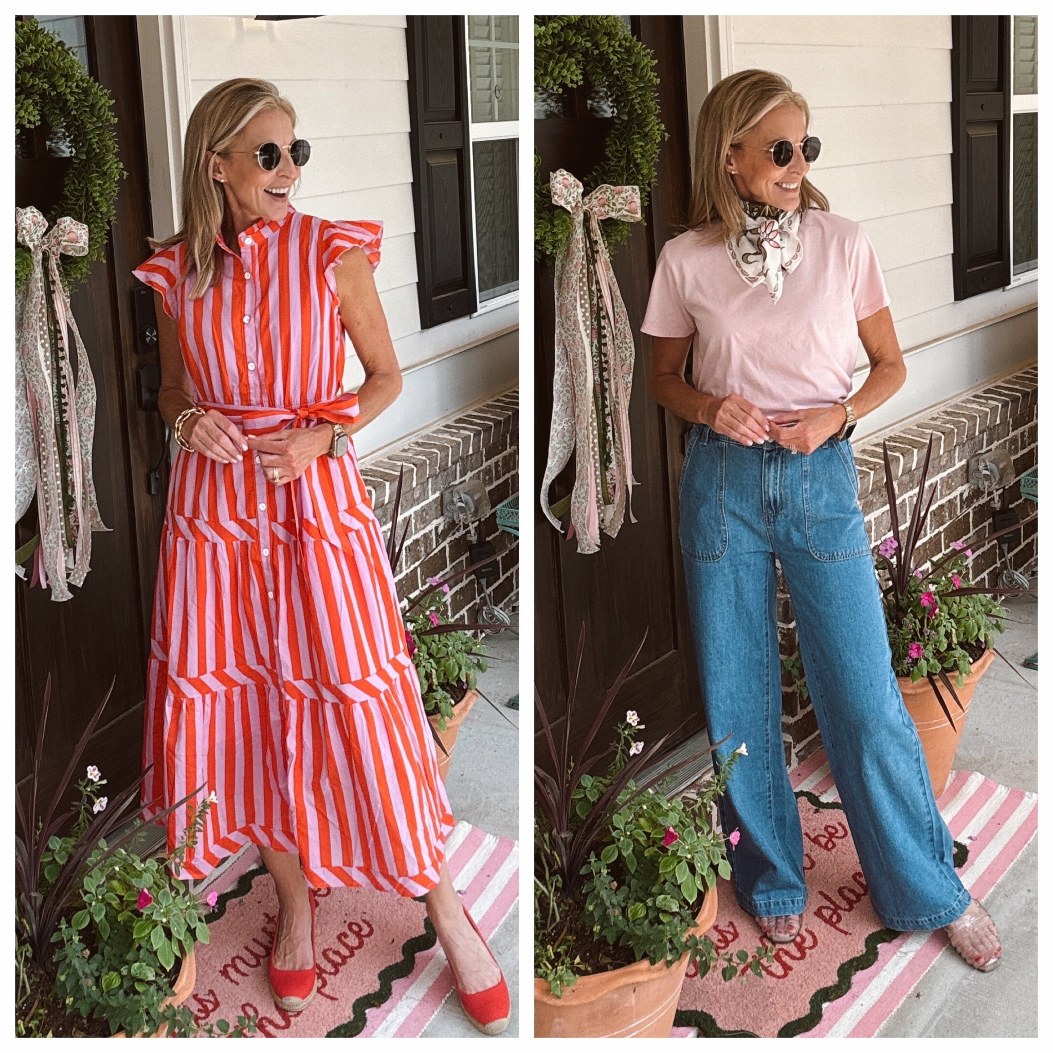 Proof you don’t have to spend a fortune to look put together. These Walmart finds are perfect for work, church, errands, and everything in between.

Walmart fashion, Walmart style, affordable fashion, teacher outfit, workwear, casual outfit, church outfit, everyday style, fall transition, budget-friendly fashion, classic style, striped dress, wide leg jeans, pink tee, affordable workwear, teacher wardrobe, over 40 fashion, effortless style, weekend outfit, mom style, capsule wardrobe, versatile outfits, outfit inspiration, Walmart finds.