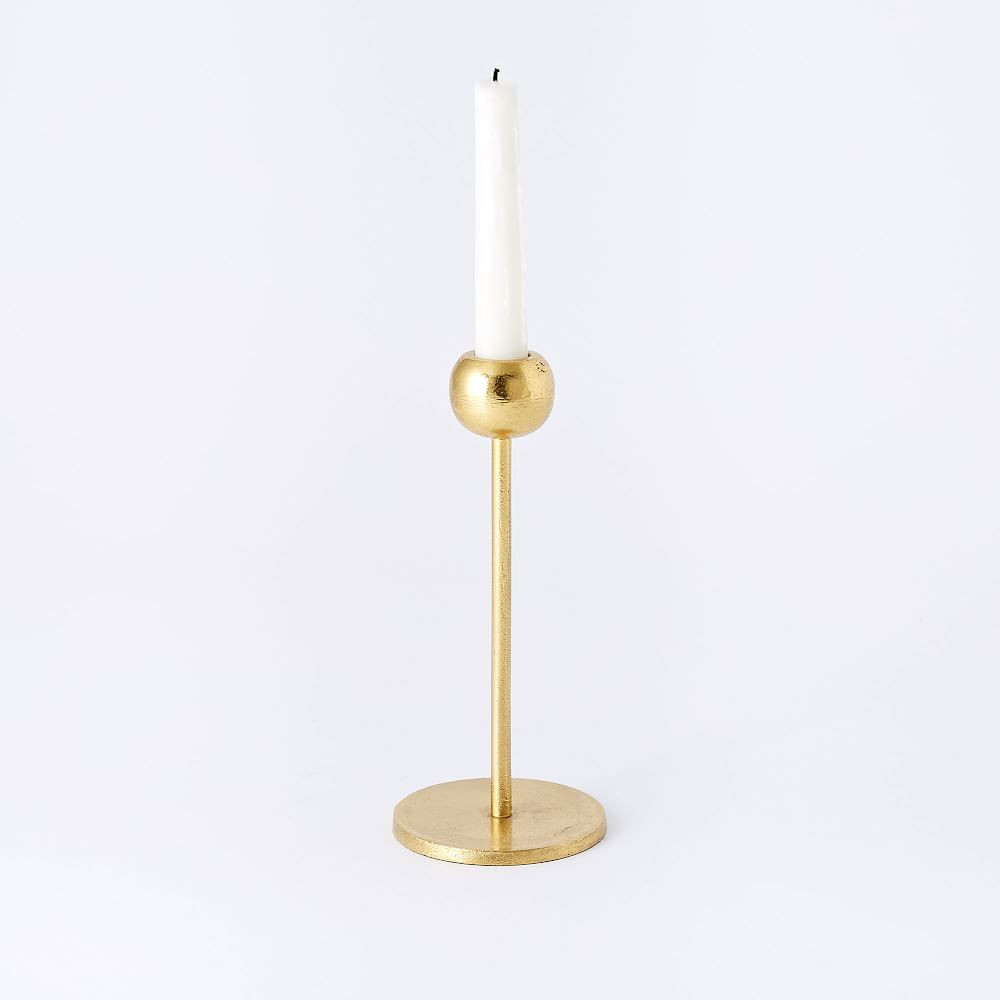 Modern Brass Metal Candleholders | West Elm (US)