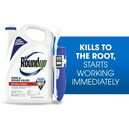 Roundup Weed and Grass Killer4 with Comfort Wand, For Flower Beds and Trees, 1 gal. | Walmart (US)