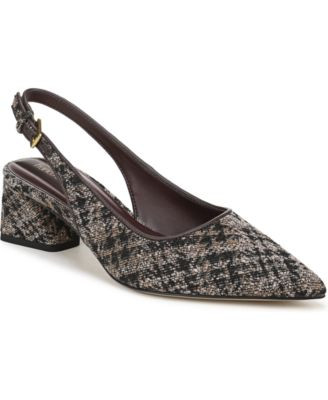 Franco Sarto Women's Racer2 Pointed Toe Pumps - Brown Leopard Calf Hair | Macy's