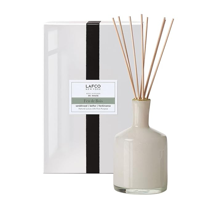 LAFCO New York Signature Reed Diffuser, Feu de Bois - 15 oz - Up to 9 Months Fragrance Life - Reu... | Amazon (US)