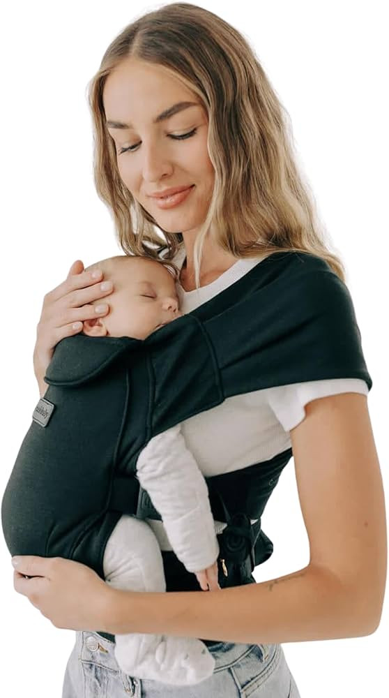 Tushbaby Pearl Wrap Carrier – Ergonomic Wrap for Newborns 8-20 lbs – Hands-Free Baby Carrier ... | Amazon (US)