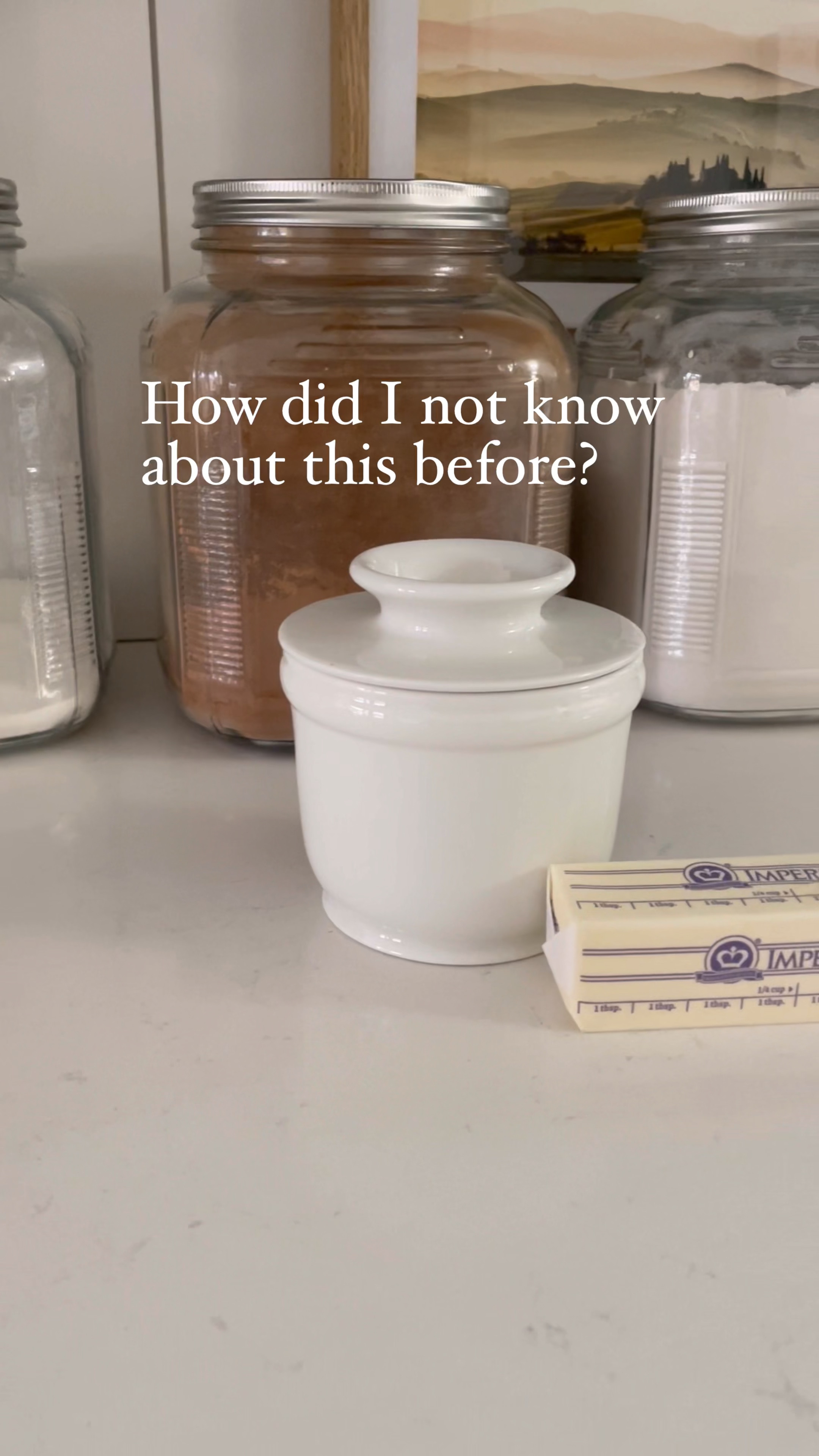 How did I never know the correct way to store butter! This butter bell is a game changer 

#LTKhome #LTKstyletip #LTKFind